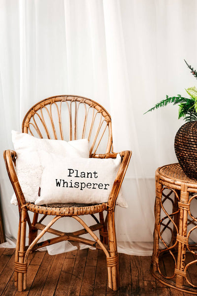 PLANT WHISPERER 12X18 DECORATIVE PILLOW-MODE-Couture-Boutique-Womens-Clothing