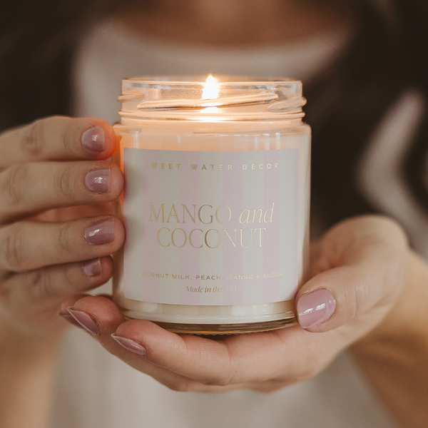 MANGO & COCONUT 9 OZ SOY CANDLE-CANDLE-MODE-Couture-Boutique-Womens-Clothing