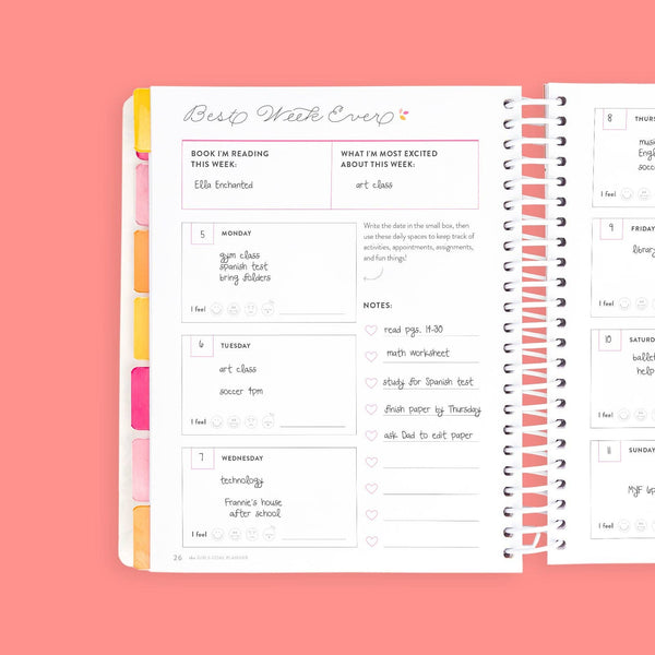 GIRLS GOAL PLANNER-Planner-MODE-Couture-Boutique-Womens-Clothing