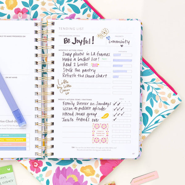 FRESH START DAILY GOAL PLANNER® IN ALOE-Planner-MODE-Couture-Boutique-Womens-Clothing