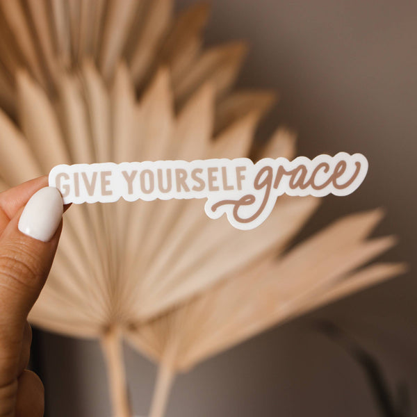 Give Yourself Grace Sticker-Sticker/Decal-MODE-Couture-Boutique-Womens-Clothing