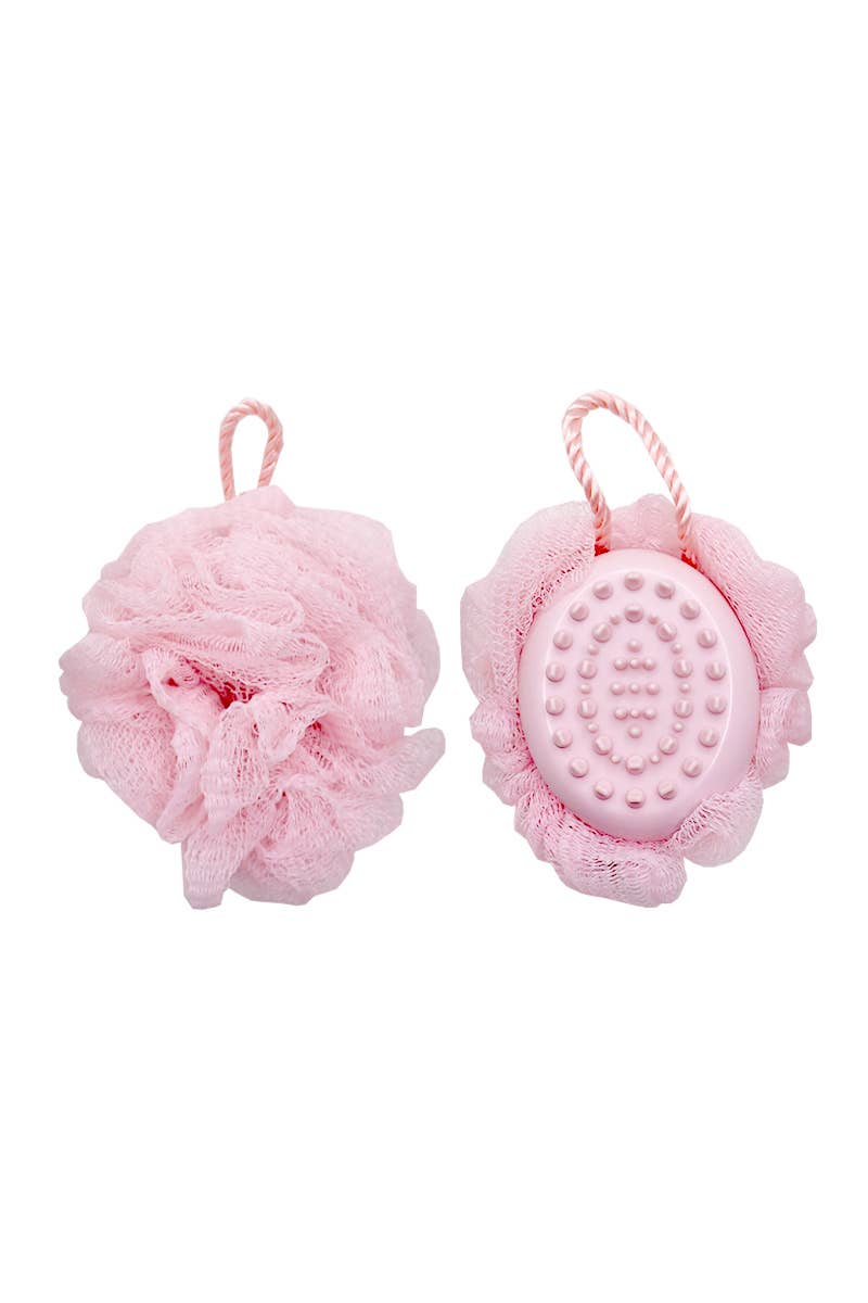 Celavi 45074 Pink All in One Scrubber and Loofah - 12 pcs-BEAUTY-MODE-Couture-Boutique-Womens-Clothing