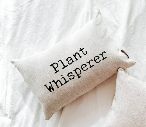 PLANT WHISPERER 12X18 DECORATIVE PILLOW-MODE-Couture-Boutique-Womens-Clothing