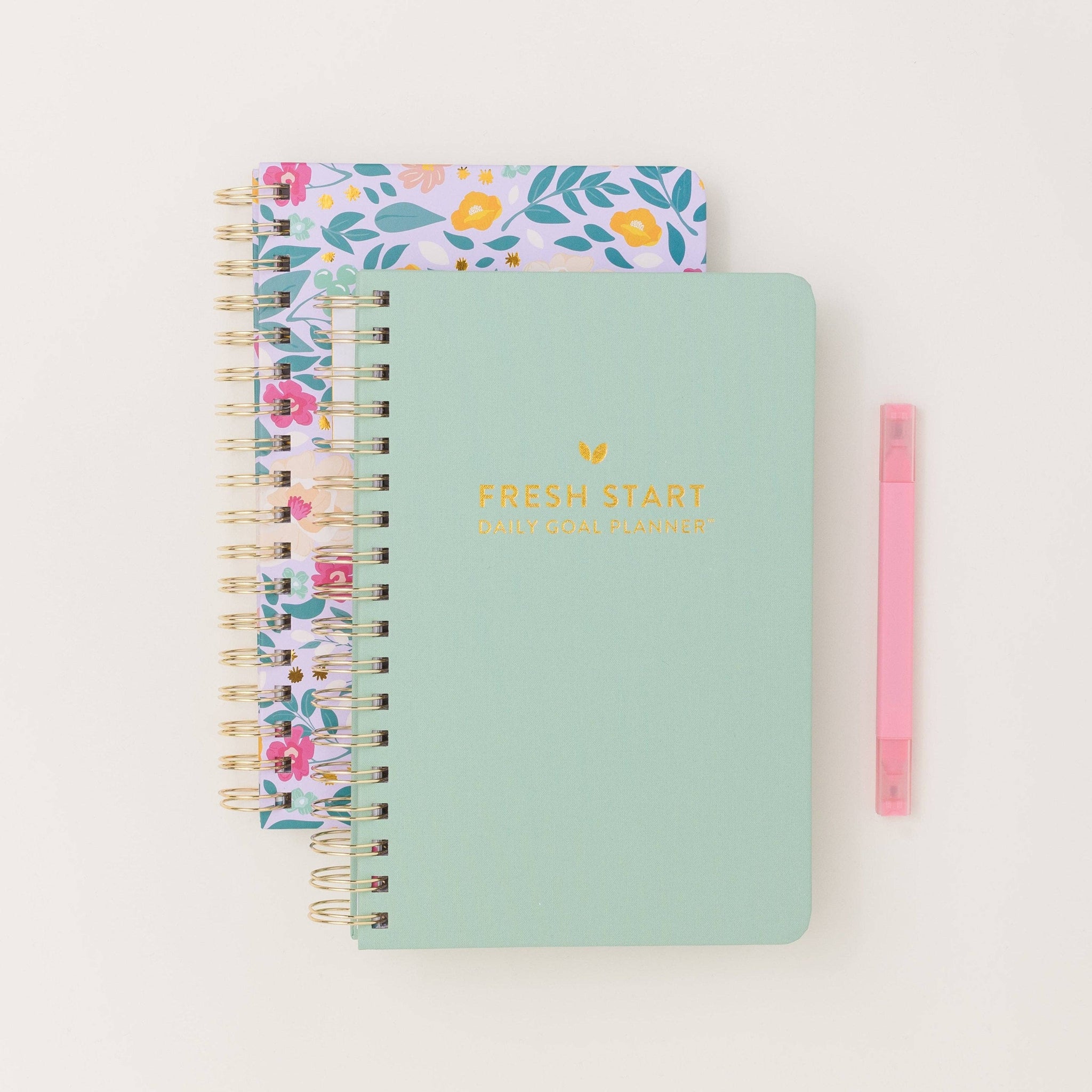 FRESH START DAILY GOAL PLANNER® IN ALOE-Planner-MODE-Couture-Boutique-Womens-Clothing