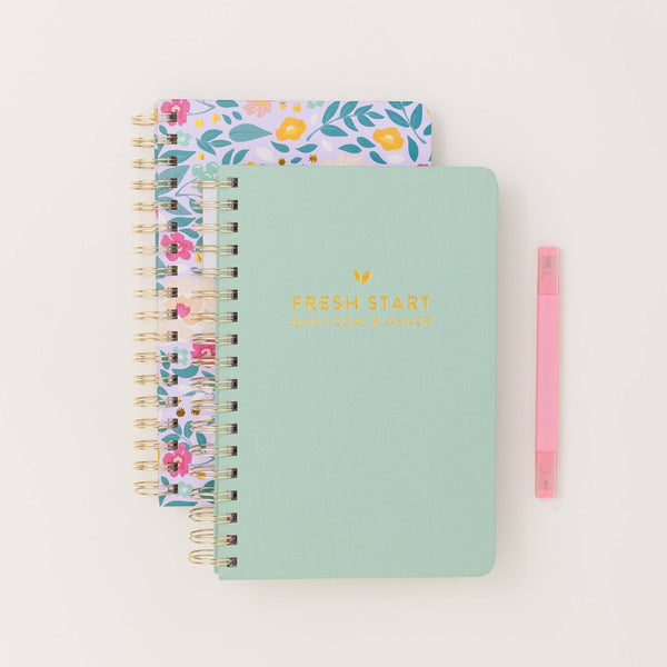 FRESH START DAILY GOAL PLANNER® IN ALOE-Planner-MODE-Couture-Boutique-Womens-Clothing