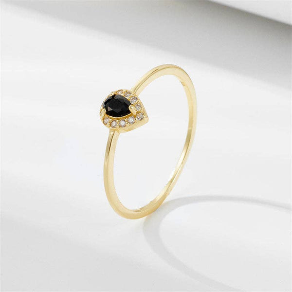 DAINTY TEARDROP STACKING RING IN GOLD-RING-MODE-Couture-Boutique-Womens-Clothing