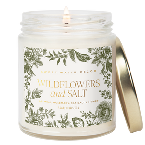 WILDFLOWERS & SALT 9 OZ SOY CANDLE-CANDLE-MODE-Couture-Boutique-Womens-Clothing