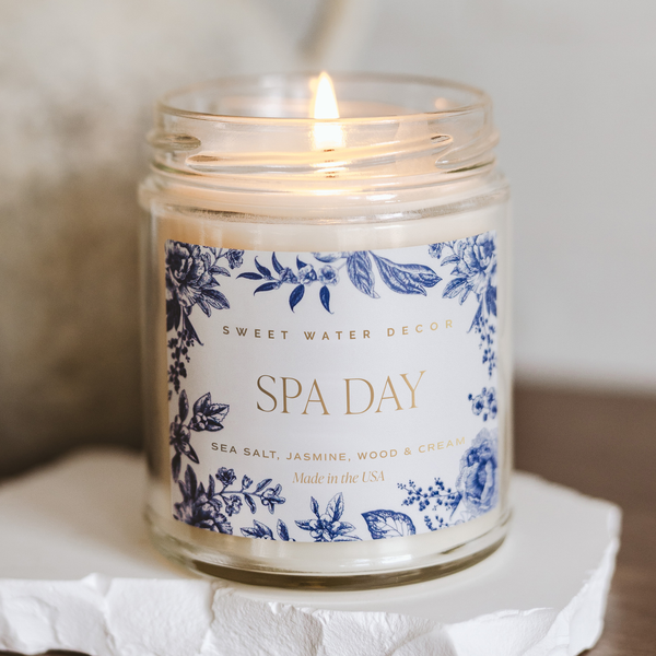 SPA DAY 9OZ SOY CANDLE-CANDLE-MODE-Couture-Boutique-Womens-Clothing