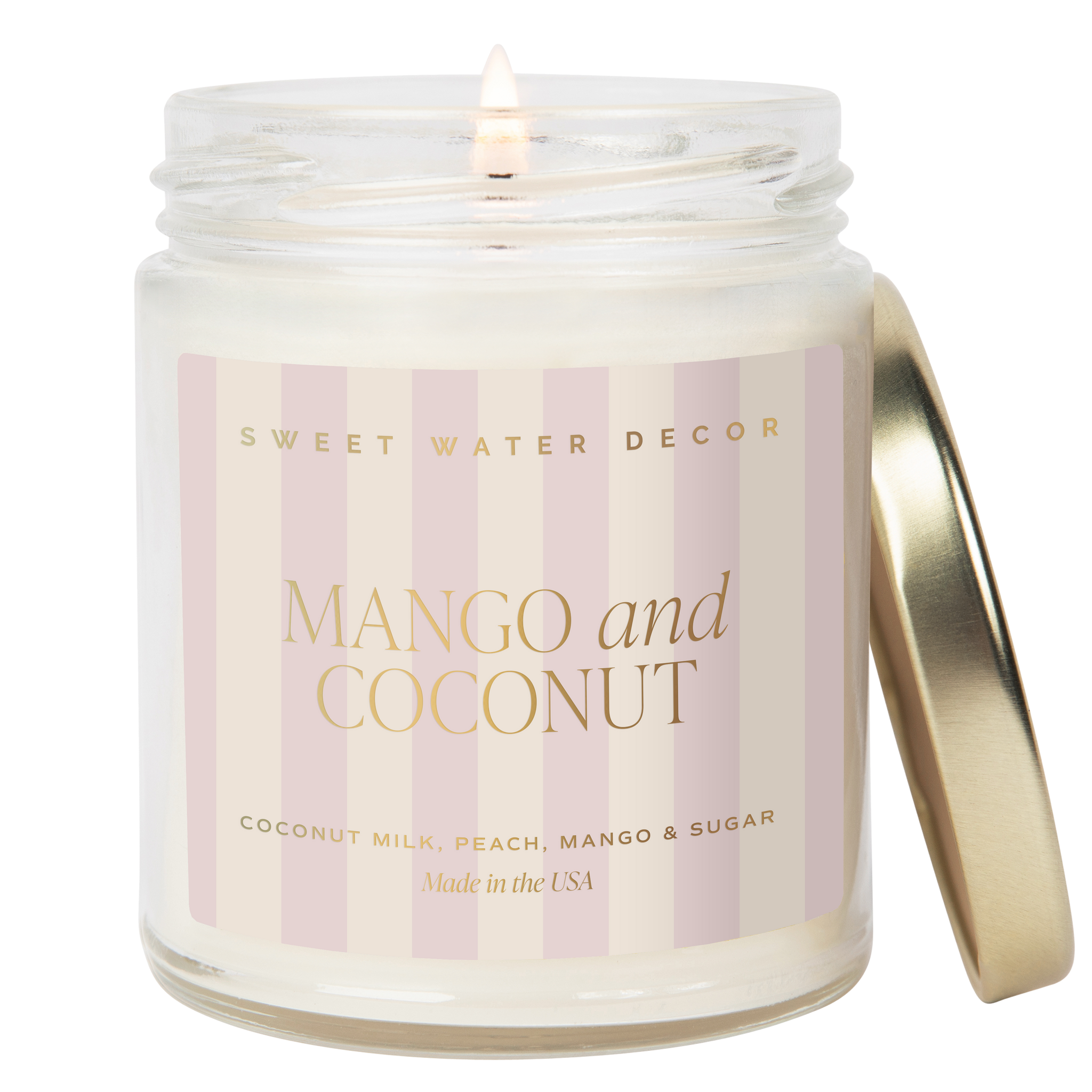 MANGO & COCONUT 9 OZ SOY CANDLE-CANDLE-MODE-Couture-Boutique-Womens-Clothing