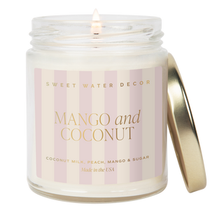 MANGO & COCONUT 9 OZ SOY CANDLE-CANDLE-MODE-Couture-Boutique-Womens-Clothing