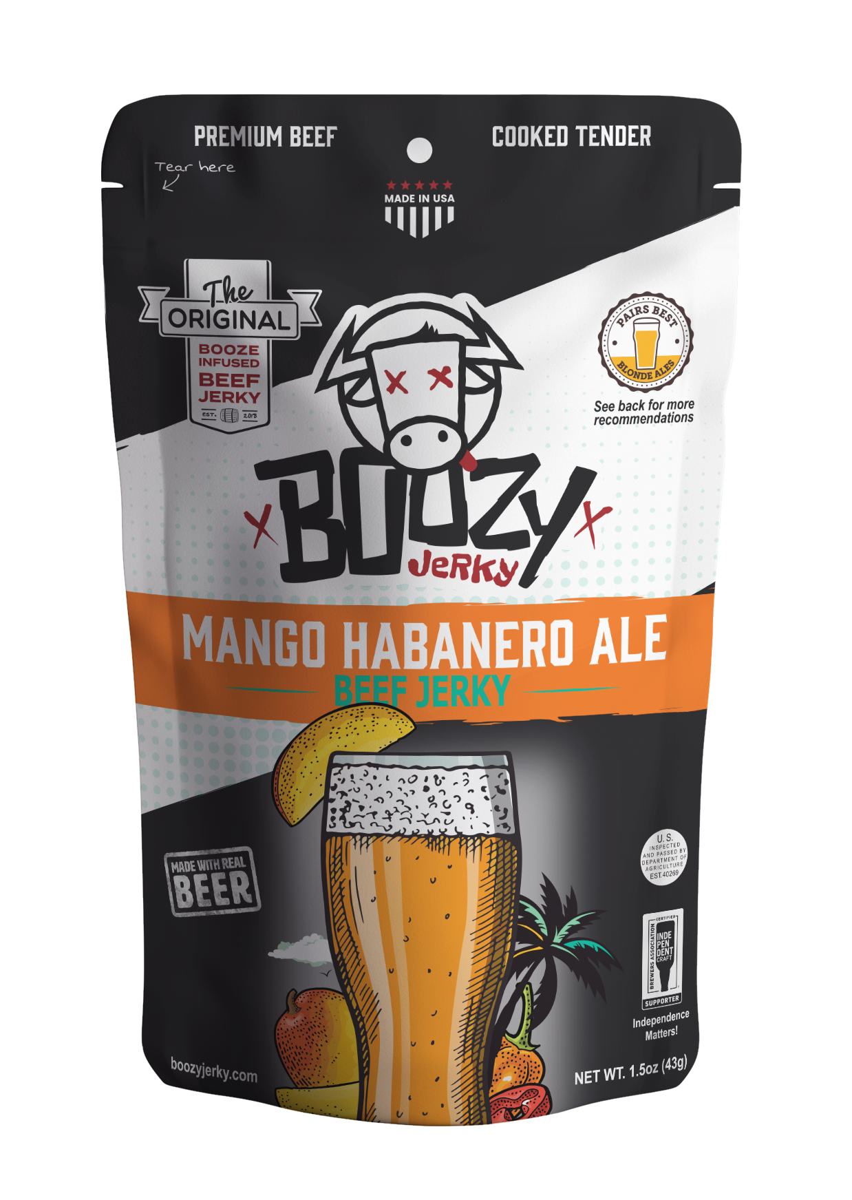 MANGO HABENERO ALE BEEF JERKY-BEEF JERKY-MODE-Couture-Boutique-Womens-Clothing