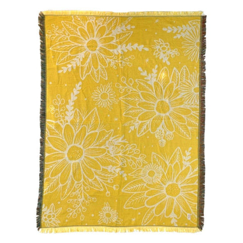 FLORAL FESTIVAL BLANKET IN YELLOW-free gift with purchase - BF2024-MODE-Couture-Boutique-Womens-Clothing