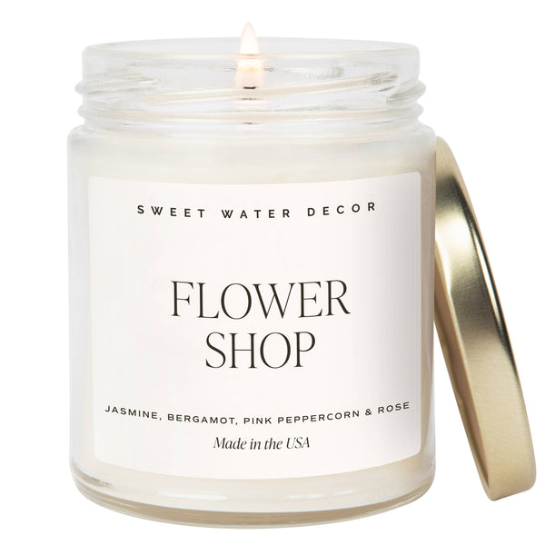 FLOWER SHOP 9 OZ SOY CANDLE-CANDLE-MODE-Couture-Boutique-Womens-Clothing