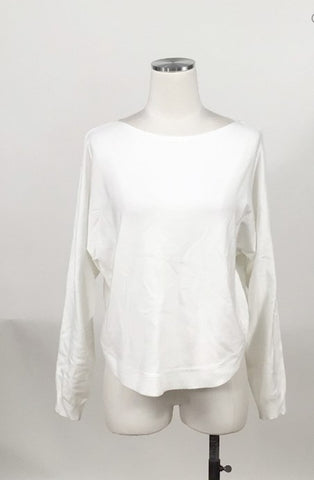 AYLA BOAT NECK SWEATER IN OFF WHITE-MODE-Couture-Boutique-Womens-Clothing