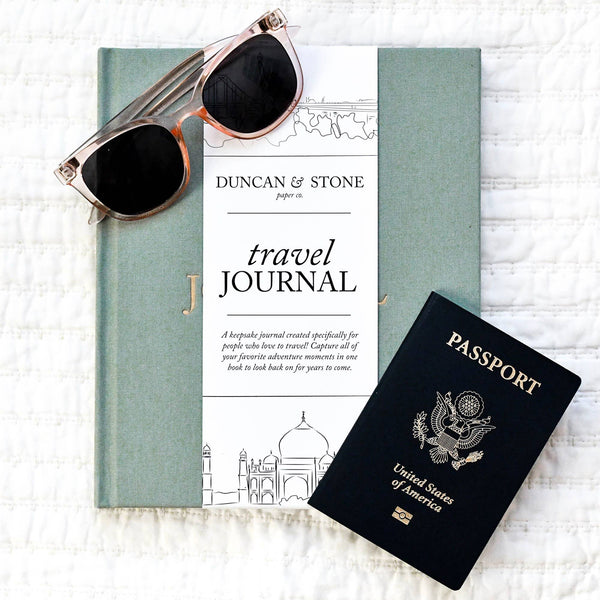 Travel Journal | Adventure Keepsake | Trip Adventure Book: Sage Green-MODE-Couture-Boutique-Womens-Clothing