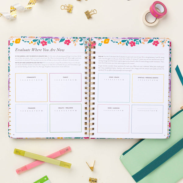 FRESH START WEEKLY GOAL PLANNER | LILAC BLOOMS-Planner-MODE-Couture-Boutique-Womens-Clothing