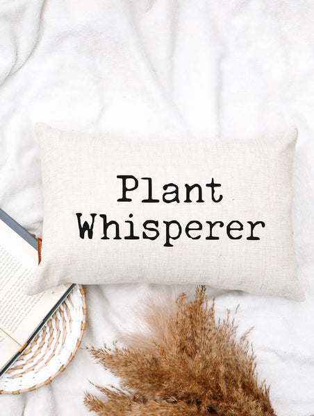 PLANT WHISPERER 12X18 DECORATIVE PILLOW-MODE-Couture-Boutique-Womens-Clothing