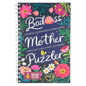 BAD*SS MOTHER PUZZLER: PUZZLES, MAZES, CROSSWORDS, WORD GAMES-books-MODE-Couture-Boutique-Womens-Clothing