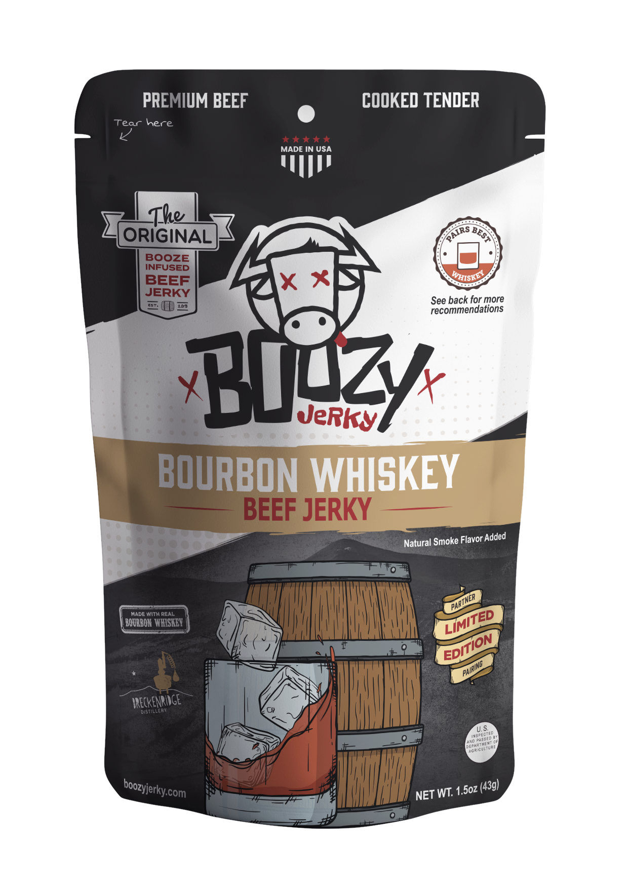 BOURBON WHISKEY BEEF JERKY-BEEF JERKY-MODE-Couture-Boutique-Womens-Clothing