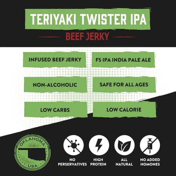 TERIYAKI TWISTER IPA BEEF JERKY-MODE-Couture-Boutique-Womens-Clothing