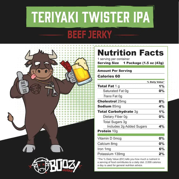 TERIYAKI TWISTER IPA BEEF JERKY-MODE-Couture-Boutique-Womens-Clothing