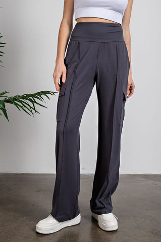 Butter Straight Leg Cargo Pants-MODE-Couture-Boutique-Womens-Clothing