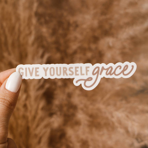 Give Yourself Grace Sticker-Sticker/Decal-MODE-Couture-Boutique-Womens-Clothing