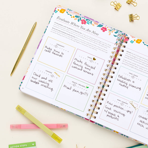 FRESH START WEEKLY GOAL PLANNER IN ALOE-Planner-MODE-Couture-Boutique-Womens-Clothing