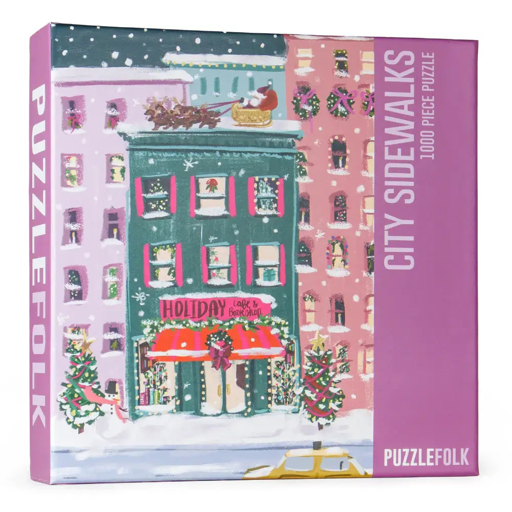 CITY SIDEWALKS 1000 PIECE PUZZLE-PUZZLE-MODE-Couture-Boutique-Womens-Clothing