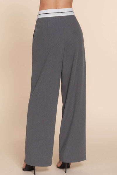 SERENE SKIES STRAIGHT LONG PANTS IN CHARCOAL-Pants-MODE-Couture-Boutique-Womens-Clothing