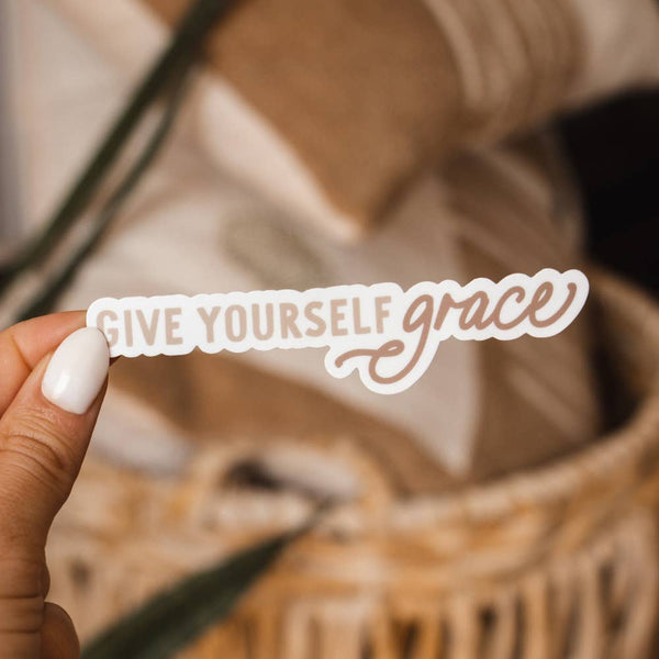 Give Yourself Grace Sticker-Sticker/Decal-MODE-Couture-Boutique-Womens-Clothing