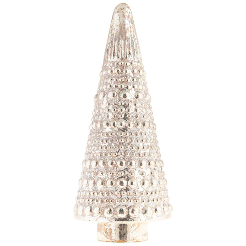 Hobnail Glass Tree White/gold 15"-MODE-Couture-Boutique-Womens-Clothing