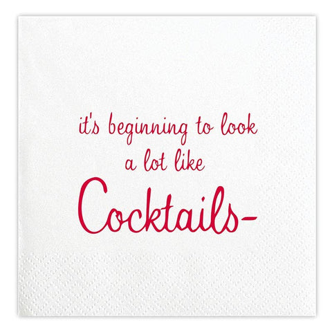 Face to Face Cocktail Napkin - Looks Like Cocktails-MODE-Couture-Boutique-Womens-Clothing