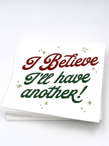 Funny Christmas Cocktail Napkins | Have Another - 20ct: Default Title-MODE-Couture-Boutique-Womens-Clothing